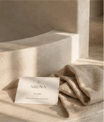 Detalle de bienvenida de ARUNA